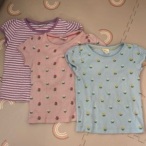 Mini Boden 4-5y pointelle short sleeve tee